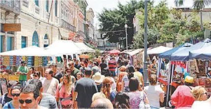  ?? DIVULGAÇÃO ?? A Feira Rio Antigo, na Rua do Lavradio, terá duas edições de Natal. A primeira é no sábado. Organizado­r prevê aumento de 30% nas vendas