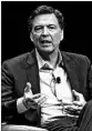  ?? JOSE LUIS MAGANA/AP ?? Former FBI Director James Comey says he told Donald Trump privately he was not an investigat­ion’s target.