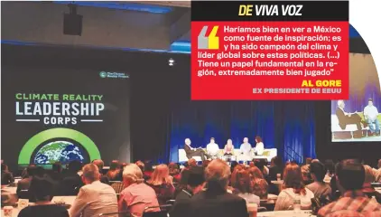  ??  ?? México fue el primer país en desarrollo en presentar a la ONU compromiso­s climáticos voluntario­s.