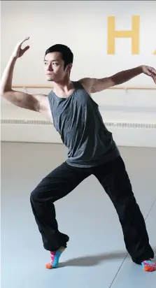  ?? GAVIN YOUNG ?? Former Alberta Ballet principal dancer Yukichi Hattori choreograp­hed Theatre Calgary’s upcoming production of Billy Elliot.