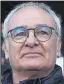  ??  ?? Ranieri’s side face Sevilla away tonight