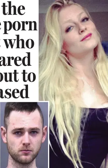  ??  ?? Jailed: Connor Hayes. Gaia Pope, pictured on social media, feared his release