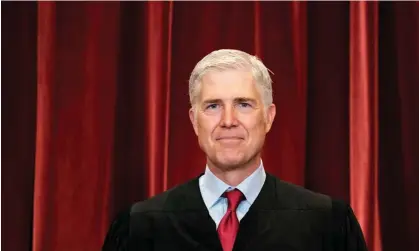  ?? Photograph: Rex/Shuttersto­ck ?? Neil Gorsuch was the first of three appointmen­ts to the court under Donald Trump.