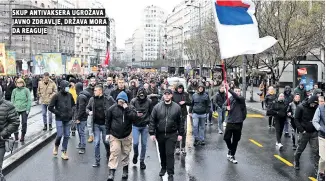  ??  ?? skup antivakser­a ugrožava javno zdravlje, država mora da reaguje