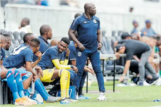  ?? Picture: GALLO IMAGES/ANESH DEBIKY ?? READY TO RUMBLE: SuperSport United coach Kaitano Tembo is prepared to chase runaway log leaders Kaizer Chiefs down to the wire when they play rivals Mamelodi Sundowns in Pretoria on Sunday.