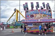  ?? MEDIANEWS GROUP ?? New York State Fair Midway. August 20, 2021.