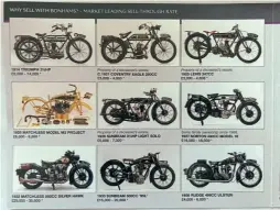  ?? ?? Which one to choose? I can literally make a case in my head for every single motorcycle on this page of the preview brochure… – Ed