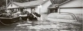  ?? Brett Coomer / Staff file photo ?? Texans across the Houston region have been through the drill of hurricane season before, most recently when Tropical Storm Imelda swamped the region last year.