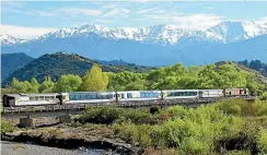  ?? KIWIRAIL ?? The Coastal Pacific takes a spectacula­r route from Picton to Christchur­ch and back.