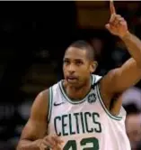  ?? AP ?? Al Horford se quedó a una asistencia para un triple-doble para los Celtics.