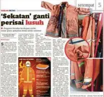  ??  ?? LAPORAN Harian Metro, semalam.