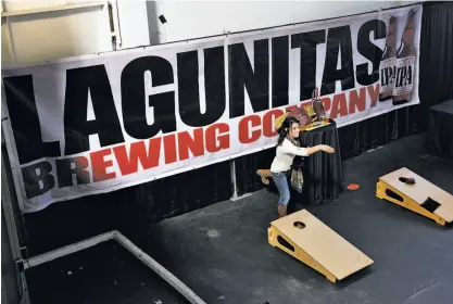  ?? MICHAEL SHORT ?? Lagunitas is the official beer partner and will offer a wide variety of beers at the Public Tasting.