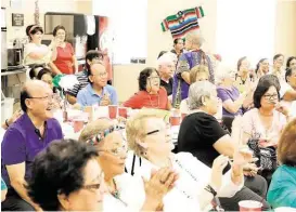  ?? Pin Lim / For the Chronicle ?? Participan­ts celebrate Mexican culture at Pearland’s Knapp Activity Center.