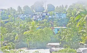  ?? Picture: JONACANI LALAKOBAU ?? The Muslim League settlement in Nabua, Suva.