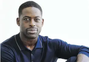  ?? THE ASSOCIATED PRESS ?? “I love his intellect, his heart and all of his corniness,” Sterling K. Brown says of his This Is Us character Randall Pearson.