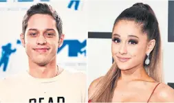  ?? GETTY IMAGES ?? Ariana Grande was not amused by ex-fiance Pete Davidson’s joke proposal to singer Maggie Rogers in an SNL trailer. Cut him some slack, Vinay Menon writes.