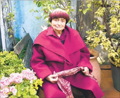  ?? Janus Films ?? OSCAR-WINNING, Belgian-born Agnès Varda in a glimpse from her final film, a moving and deeply insightful career retrospect­ive.