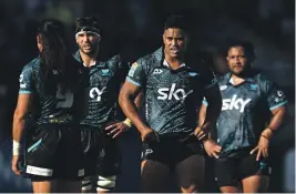  ?? ?? Moana Pasifika’s struggles are laid bare in their fourthquar­ter statistics.