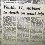  ??  ?? This is how the Delaware County Daily Times reported the case in 1970.