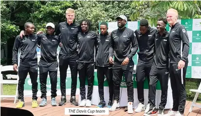  ?? ?? THE Davis Cup team