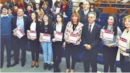  ??  ?? Ciencia y ambiente fueron algunas de las áreas premiadas.