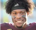  ??  ?? Arizona State’s N'Keal Harry could be playing his final home game Saturday. ROB SCHUMACHER/THE REPUBLIC