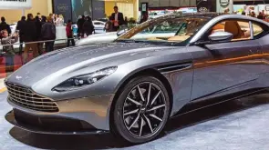  ??  ?? An Aston Martin DB11: The one Boon took ended up being written off
