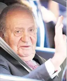  ??  ?? JUAN CARLOS. El lunes 3 se anunció que residirá en otro país.