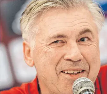  ?? FOTO: DPA ?? Carlo Ancelotti muss in den kommenden Wochen die Spannung in seinem Starensemb­le hochhalten.