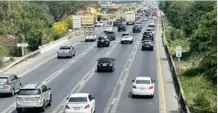  ?? Photo: AFP ?? Motorists on the Asian Highway in Ayutthaya on Apr 13.