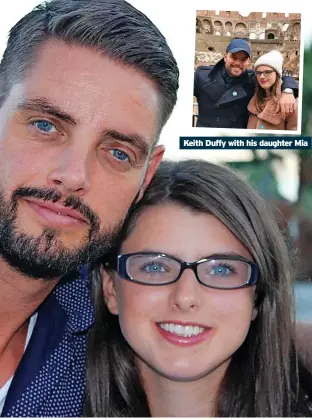  ?? ?? Keith Duffy with his daughter Mia