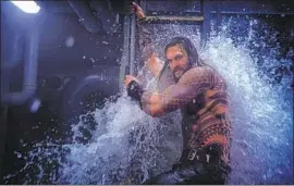  ??  ?? MOMOA, who recently led a memorable dance on the red carpet at the film’s L.A. premiere, calls playing Pacific Islander Arthur Curry/Aquaman “a huge honor.”