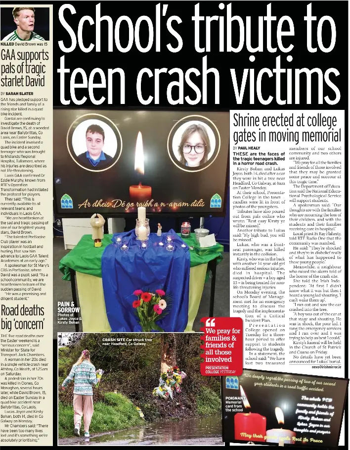 School’s tribute to teen crash victims PressReader
