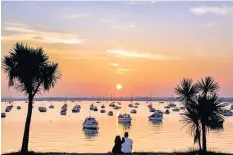  ??  ?? > Main picture: Sunset at Watermouth Harbour in Devon, pictured by Picasa: Clockwise from above left: Sandbanks in Dorset, pictured by competitio­n winner Carl Draper; Perranport­h in Cornwall; Sturminste­r Marshall in Dorset