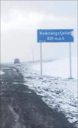  ??  ?? Kvaenangsf­jellet er prioritert i Nasjonal Transportp­lan,