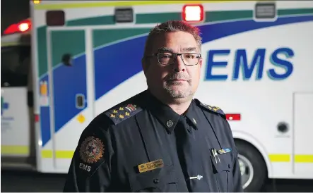  ?? GAVIN YOUNG ?? AHS chief paramedic Darren Sandbeck says all 2,800 paramedic staff in the province will attend a mandatory two-day course.