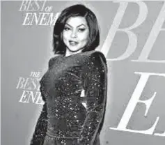  ??  ?? Taraji P. Henson at the New York premiere of ‘The Best of Enemies', which takes the sixth spot.