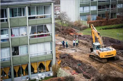  ??  ?? Renovering af Rosenhøj i Aarhus. Arkivfoto: Sebastian Buur Gunvald