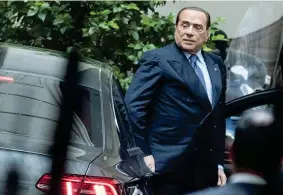  ?? (Ansa) ?? Leader di FI
Il presidente di Forza Italia Silvio Berlusconi, 81 anni