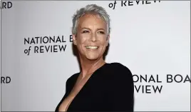  ??  ?? Jamie Lee Curtis attends the National Board of Review Awards gala in New York on Jan. 8, 2020.