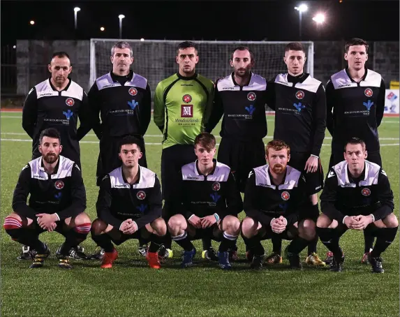  ?? Photo by Domnick Walsh ?? The Tralee Dynamos team that exited the Munster Junior Cup Kerry semi-final losing to Dingle Bay Rovers in Mounthawk Park.