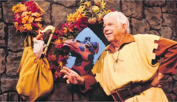  ?? CBC ?? The late Bob Homme was irreplacea­ble as The Friendly Giant. The popular children’s show produced more than 3,000 episodes during its 27-year run.