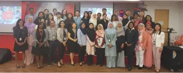  ??  ?? Photo shows participan­ts of the 12-week programme which provide a structured, full-time internship programme for the successful participan­ts to help them pursue sustainabl­e career paths within HSBC.