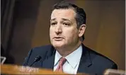  ?? EVAN VUCCI/AP ?? Texas Sen. Ted Cruz has previously called the GOP presidenti­al nominee a “pathologic­al liar” and “utterly amoral.”