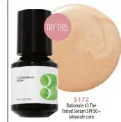  ?? ?? $172 Rationale #3 The Tinted Serum SPF50+ rationale.com