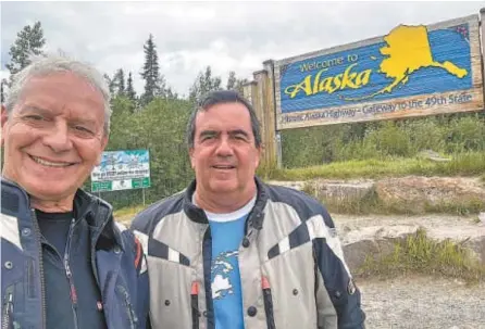  ?? ARQUIVO PESSOAL ?? VIAGEM DE MOTO ATÉ O ALASKA É TEMA DE LIVRO DE MARCELO GAYO, QUE SERÁ LANÇADO NO DIA 24, NO BORDÔ GASTRO VINO