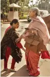  ?? PRITAM BANDYOPADH­YAY ?? Congress president Rahul Gandhi ( left) and RJD MP Misa Bharti with SP MP Jaya Bachchan at Parliament House on Tuesday. —