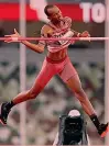  ?? GETTY ?? Campione Mutaz Essa Barshim, 30 anni, terza volta ai Giochi «Veniamo da due anni di pandemia che ha stravolto tutto e mi sembrava strano fare finta di niente sul podio. Abbiamo vinto entrambi l’oro, ci siamo detti che l’unico modo di premiarci era questo. Ed è stato davvero più bello».