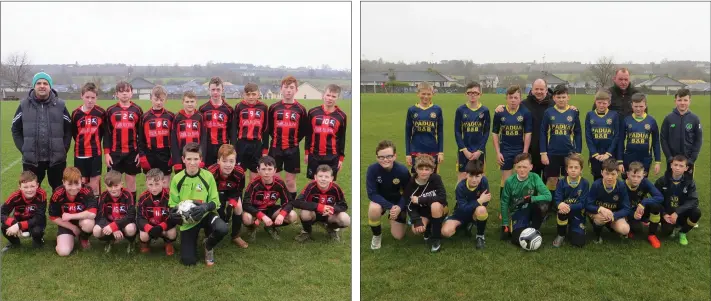  ??  ?? The successful Gorey Rangers squad. Rosslare Rangers, whose best efforts were in vain against very strong opponents.