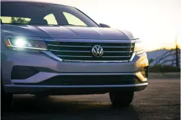  ?? Volkswagen/TNS ?? ■ The 2020 Volkswagen Passat is an attractive, roomy, affordable sedan with a handsome design that will wear well year after year.